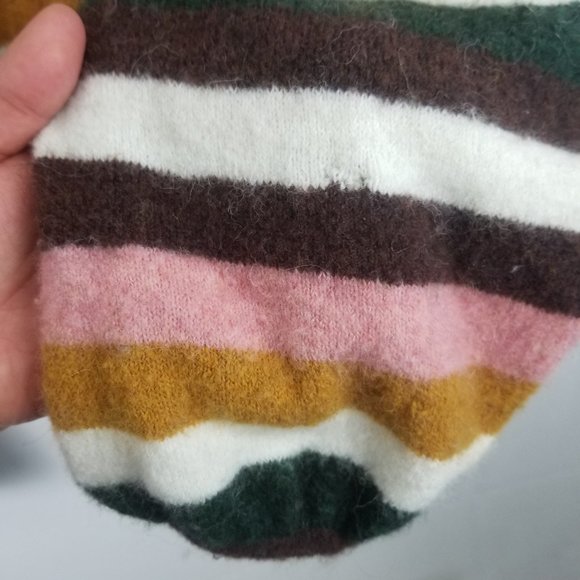 Madewell Payton Striped Oversized Alpaca Sweater - Picture 12 of 12